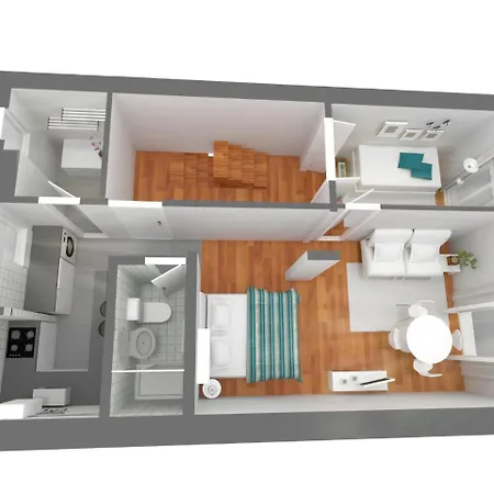 Design Apt With Balcony In Historic Centre דירה